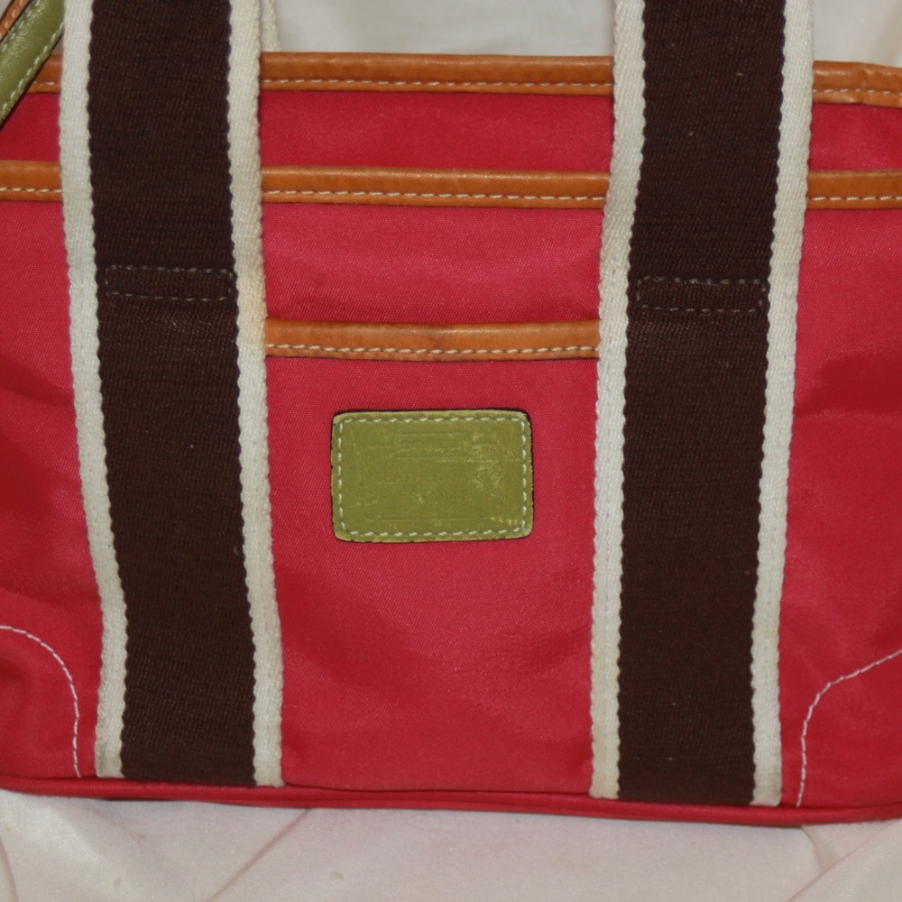 COACH 6260 Pink Mini Hamptons Nylon Purse Bag - Picture 3 of 6